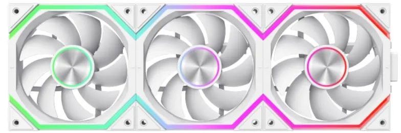Вентилятор для корпусу KIT 3*120мм GAMEMAX (FN12A-N2 WL-W) фото2
