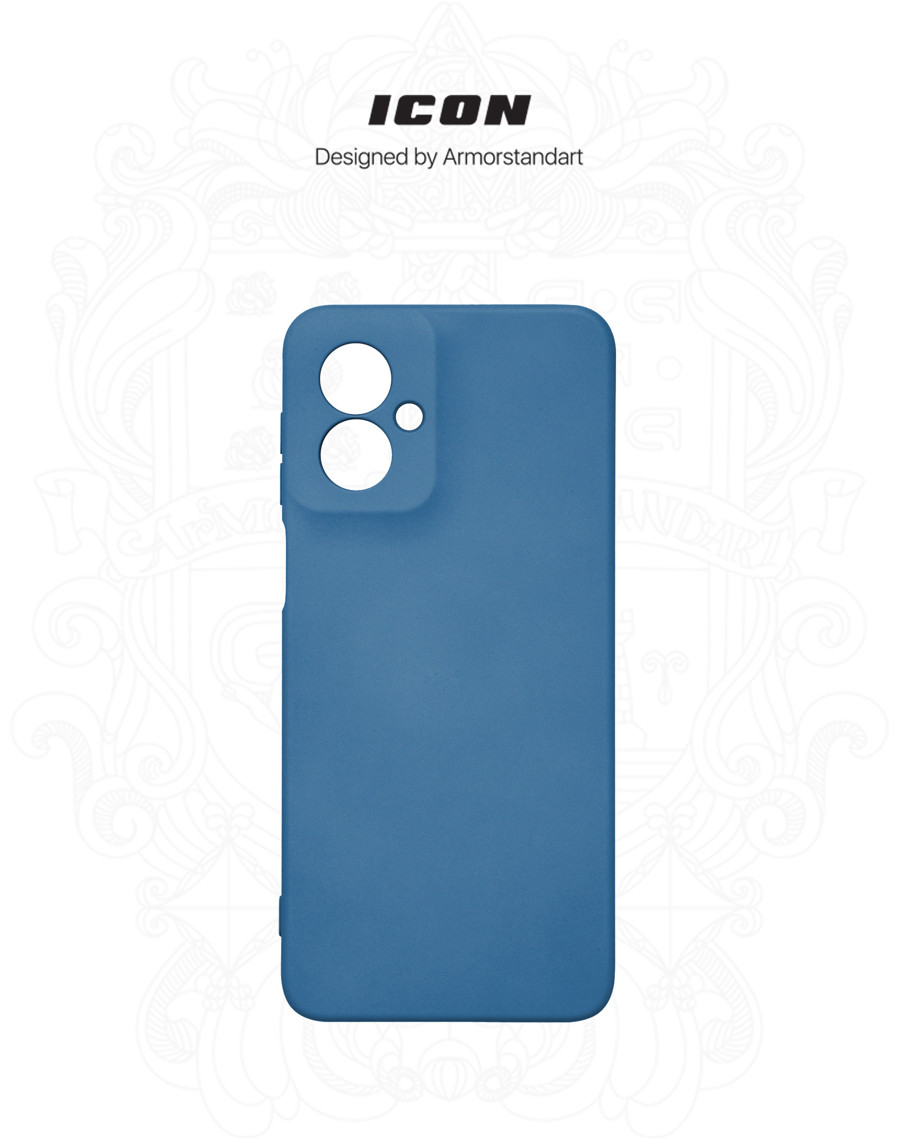 Чехол ArmorStandart ICON для Motorola G55 5G Camera cover Blue (ARM81208) фото3
