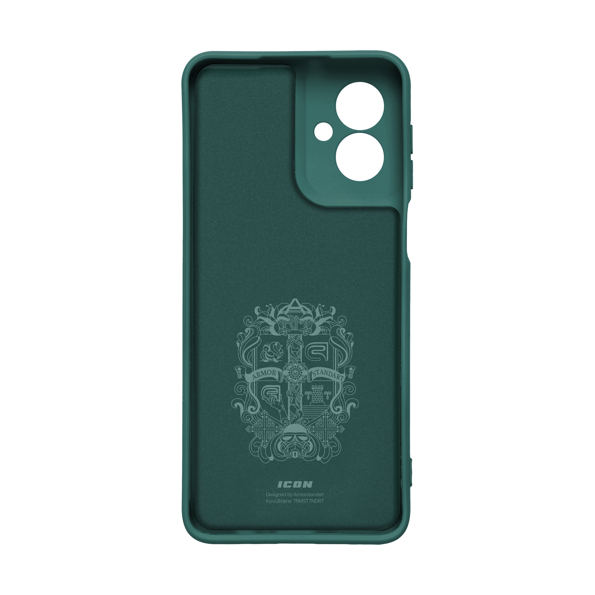 Чехол ArmorStandart ICON для Motorola G55 5G Camera cover Green (ARM81209) фото2
