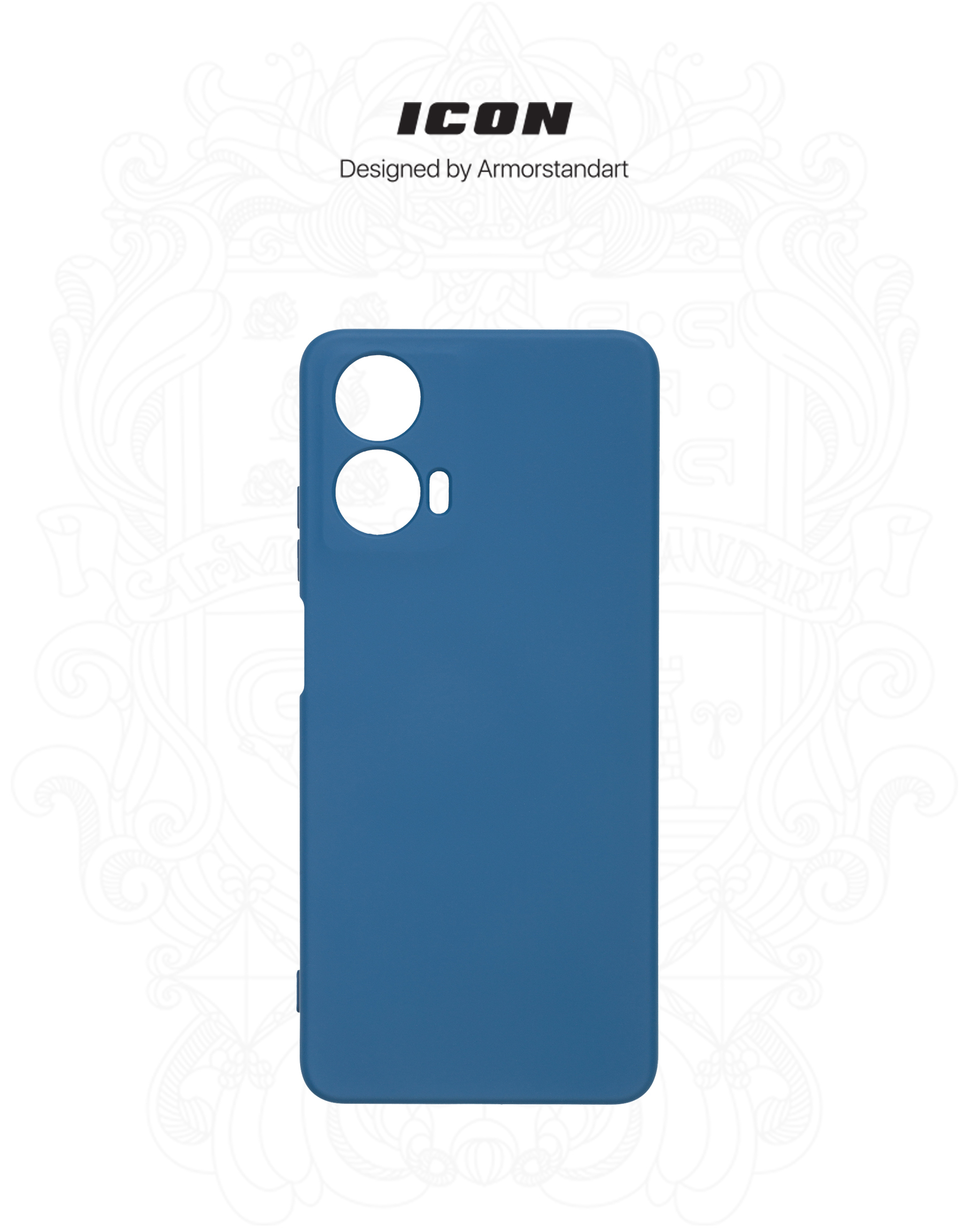 Чехол ArmorStandart ICON для Motorola G24 Power Camera cover Blue (ARM73883) фото3