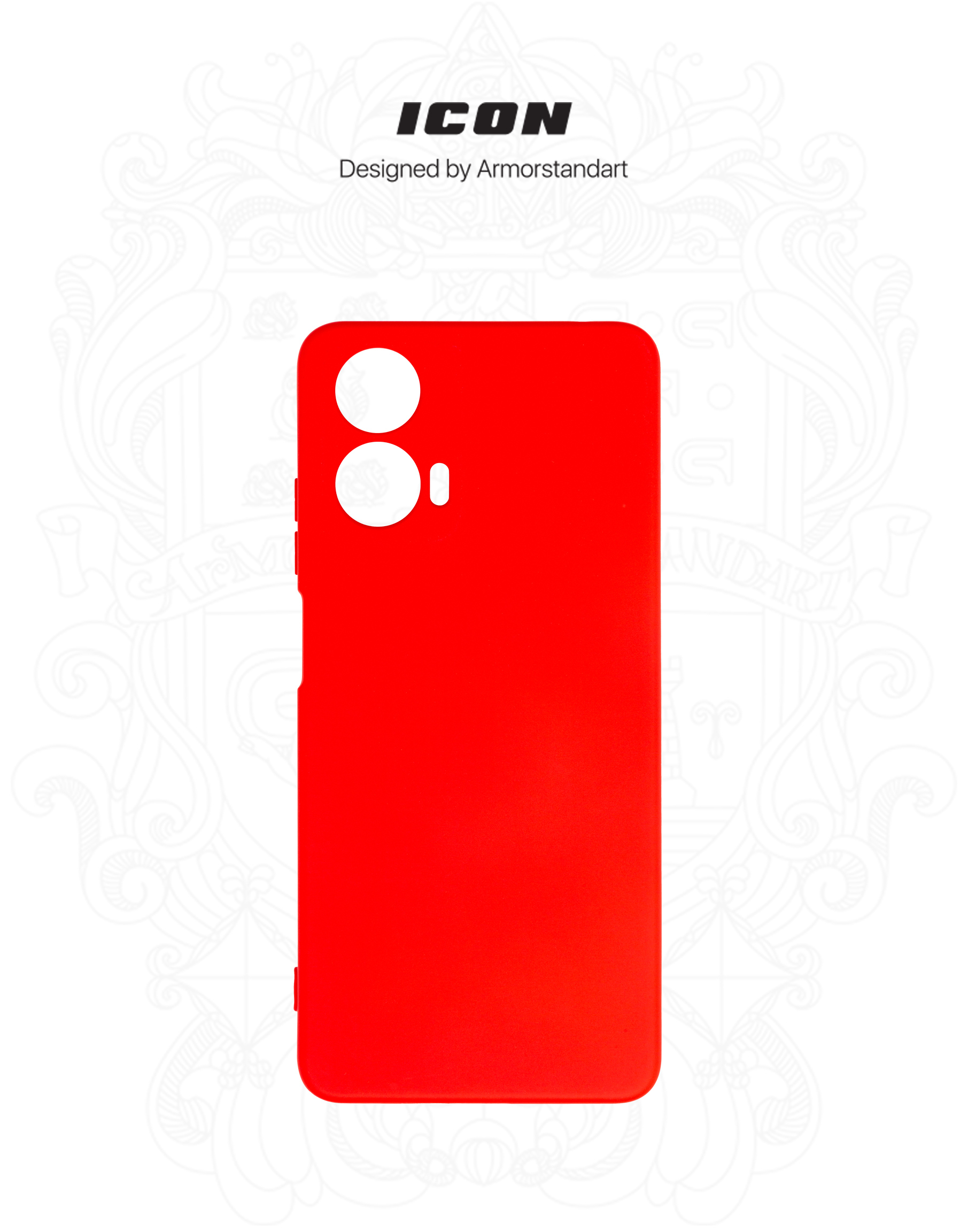Чехол ArmorStandart ICON для Motorola G24 Camera cover Red (ARM74302) фото3