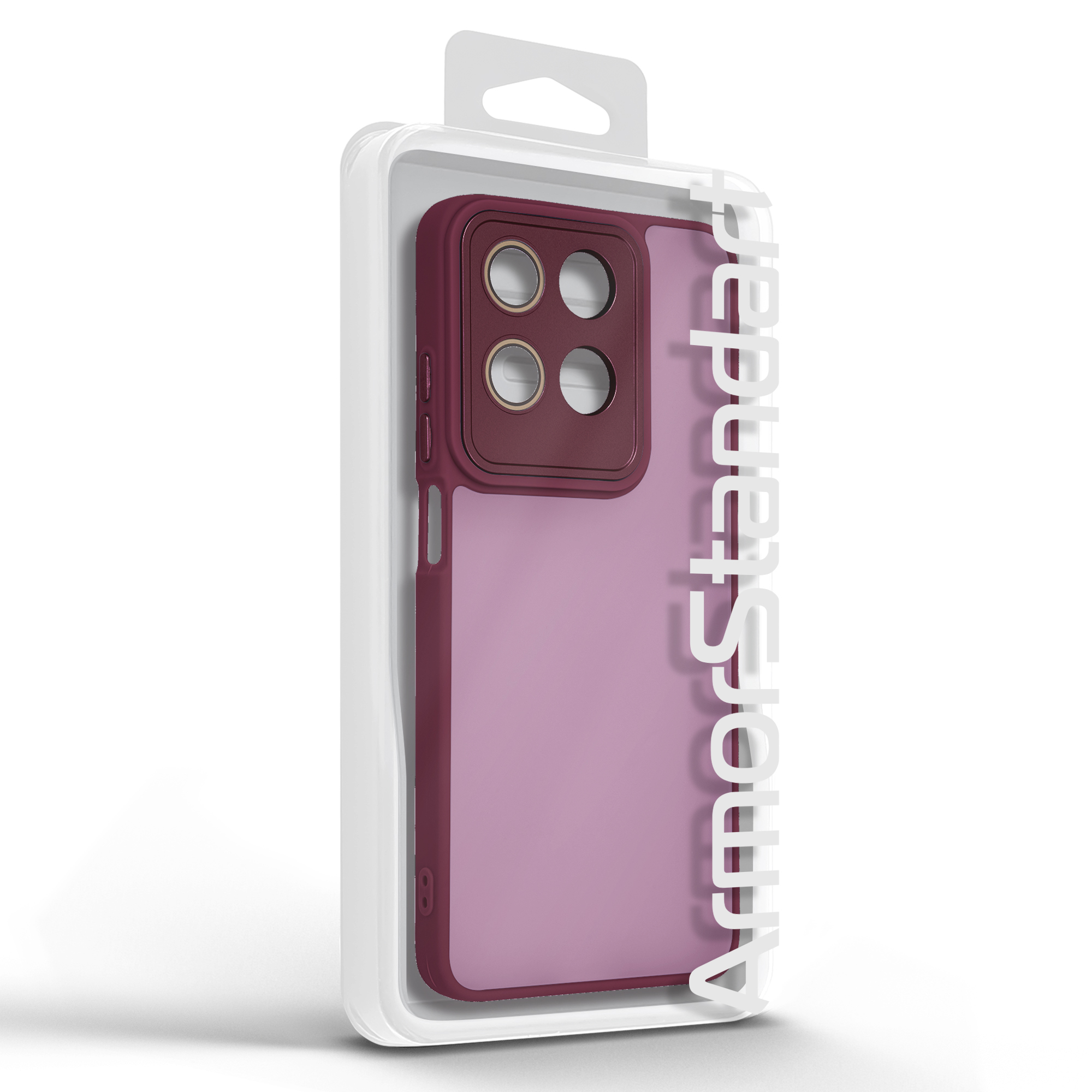 Чехол ArmorStandart ShadeX для Motorola G15 / G15 Power Wine Red (ARM83023) фото3