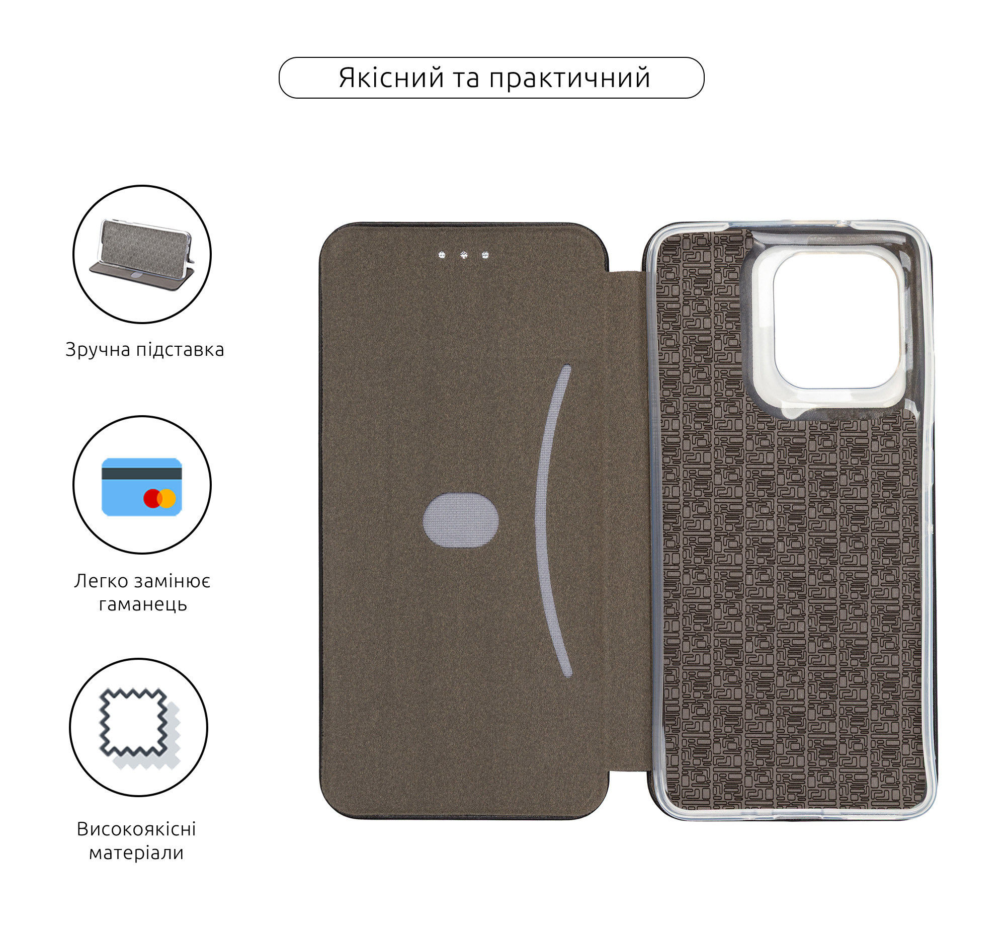 Чохол-книжка ArmorStandart G-Case для Motorola G86 5G Black (ARM86596) фото