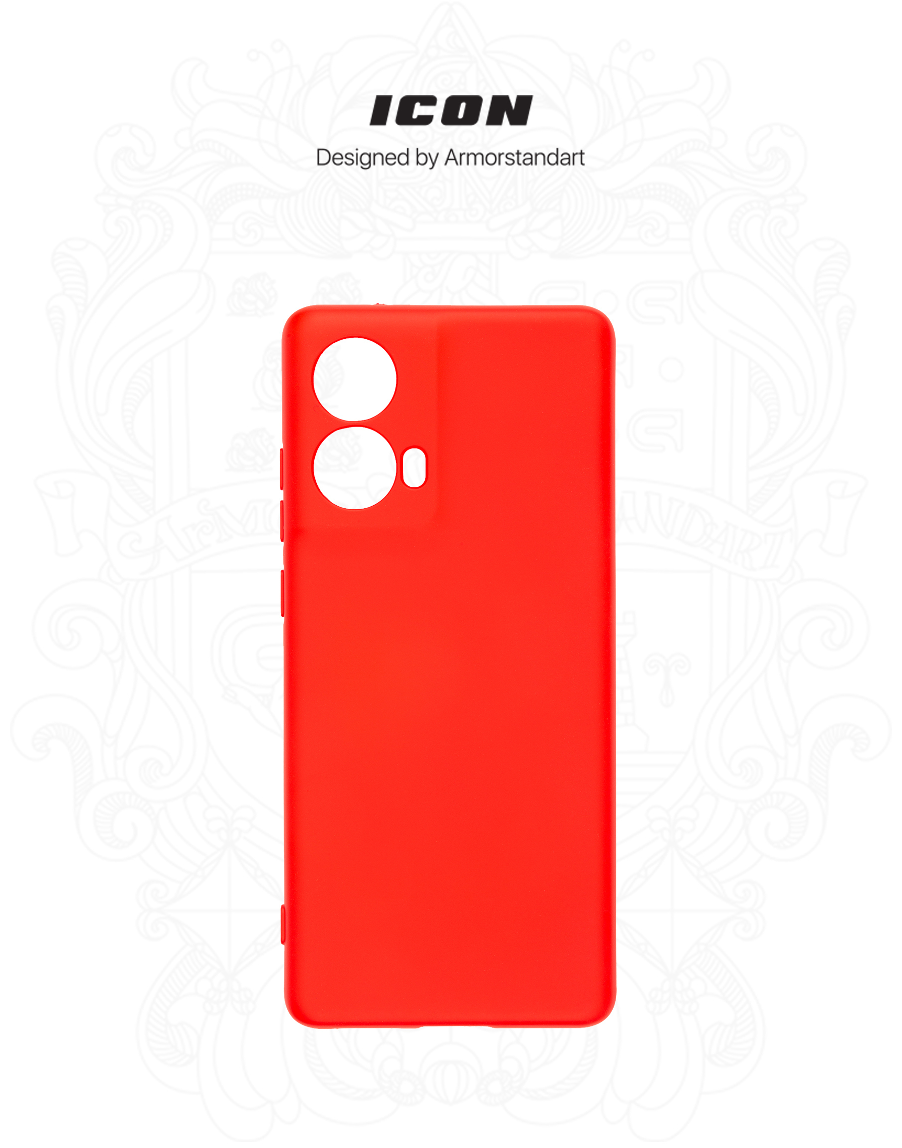Чехол ArmorStandart ICON для Motorola G85 5G Camera cover Red (ARM77299) фото3