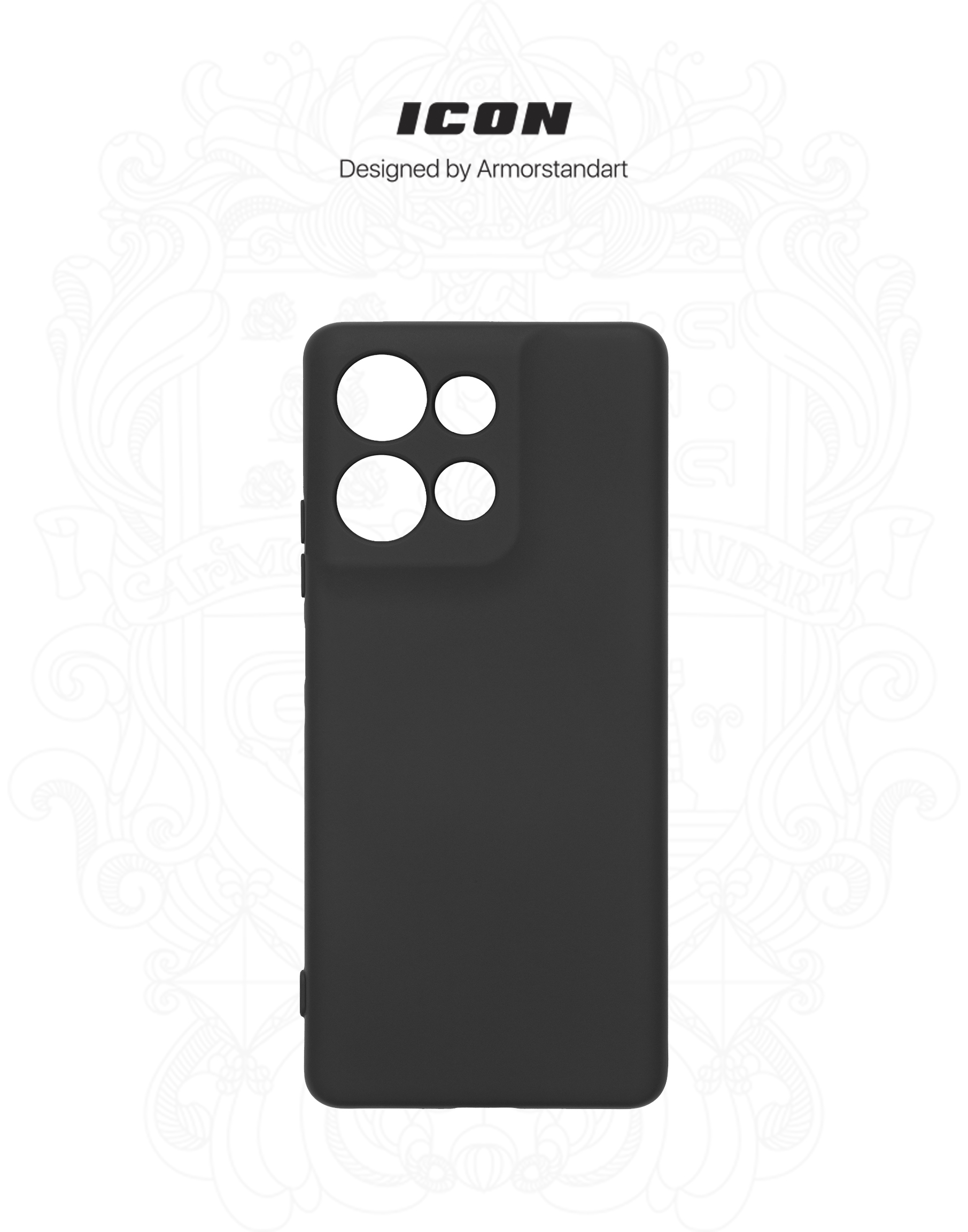 Чехол ArmorStandart ICON для Motorola G75 5G Camera cover Black (ARM81621) фото3