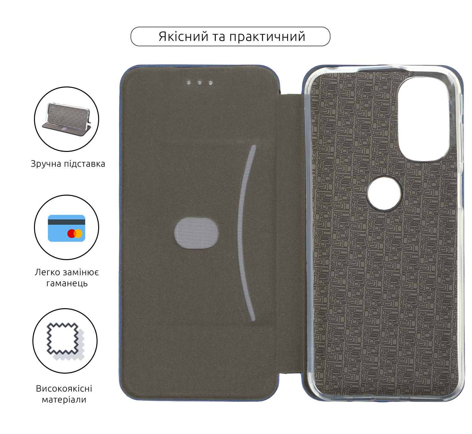 Чохол-книжка ArmorStandart G-Case для Motorola G31 Blue (ARM63358) фото
