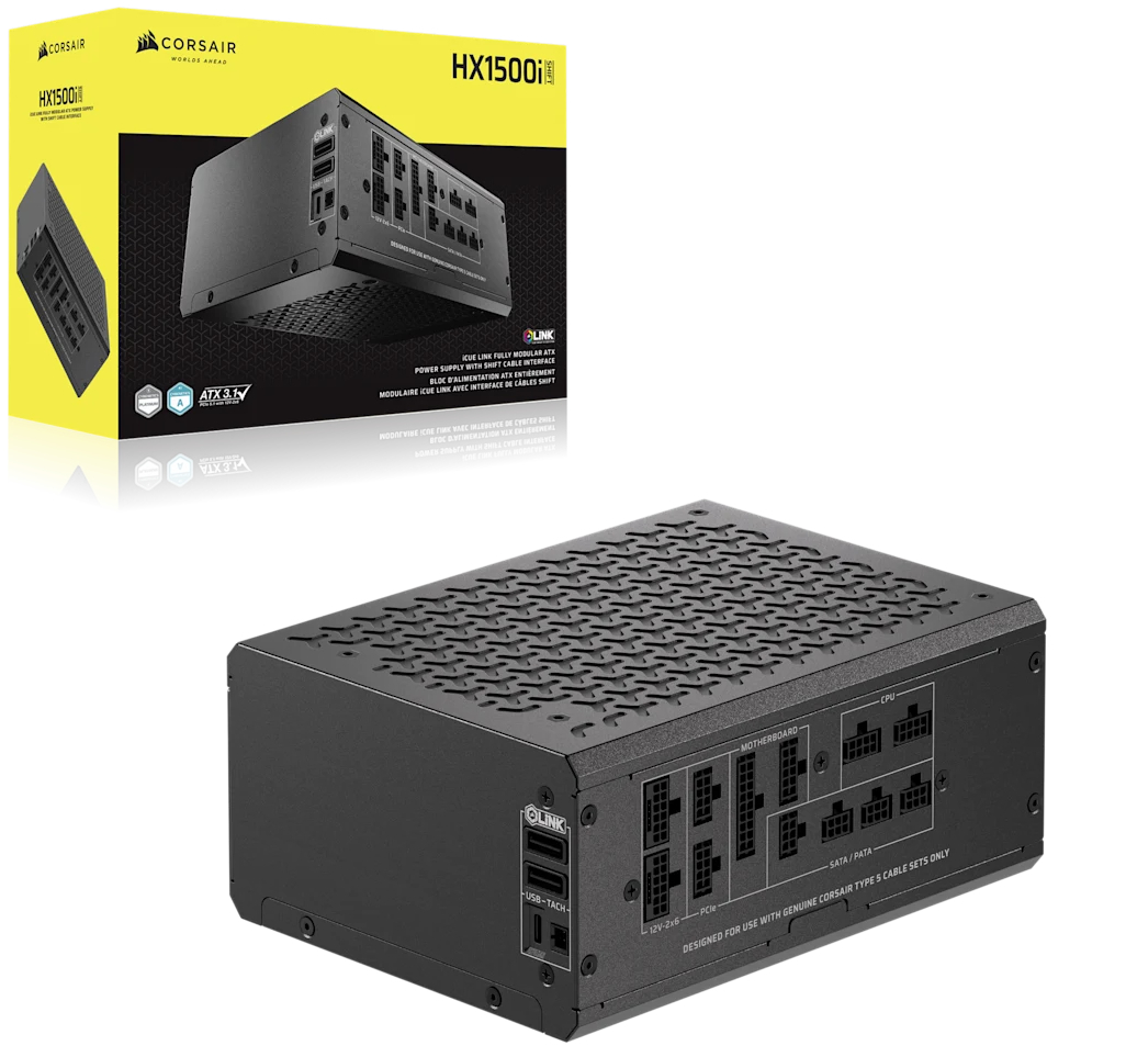Блок питания Corsair HX1500i SHIFT 1500W Platinum (CP-9020269-EU) фото2