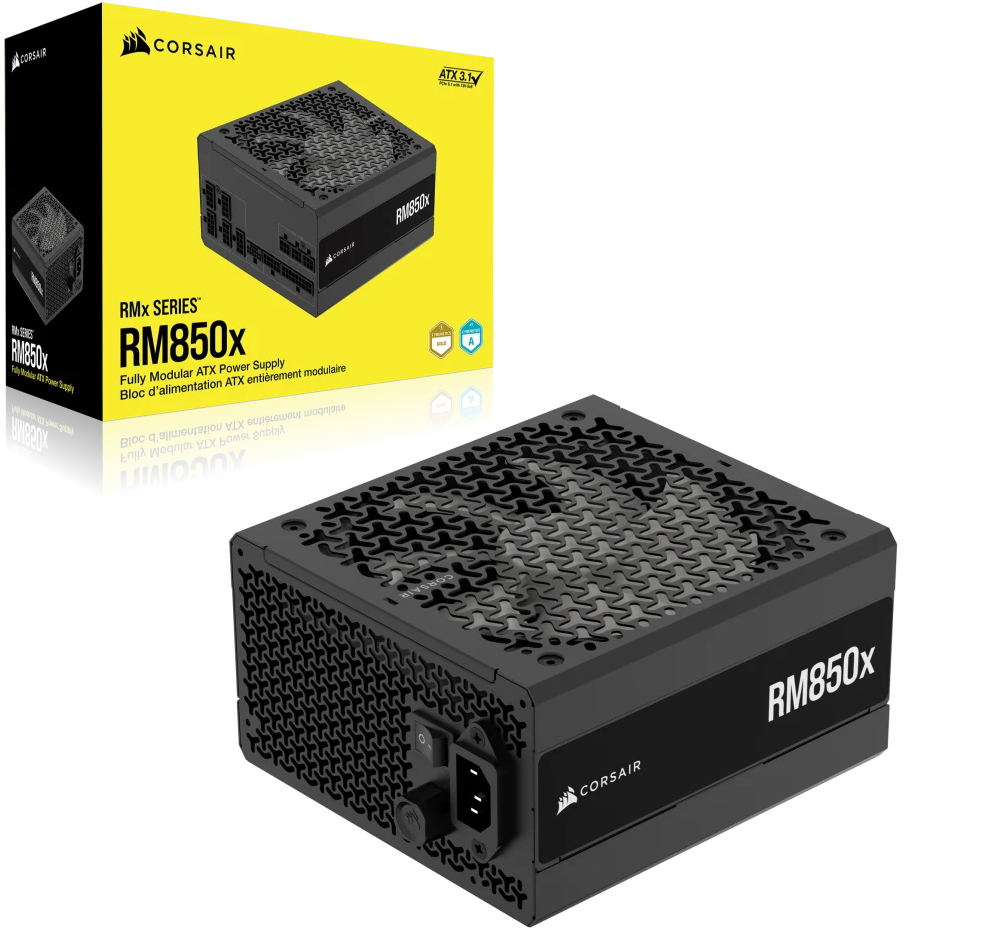 Блок живлення Corsair RM850x 850W Gold Black (CP-9020270-EU) фото3