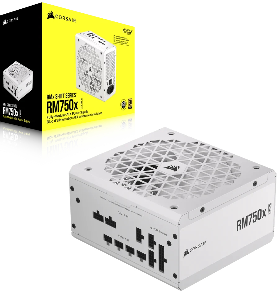 Блок живлення Corsair RM750x 750W Gold White (CP-9020273-EU) фото