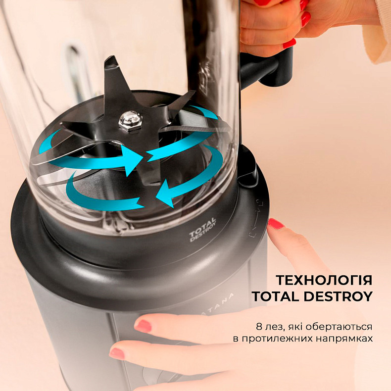 Блендер стаціонарний Cecotec Grand Katana 2700MAX Total Destroy Screen B (CCTC-03986) фото