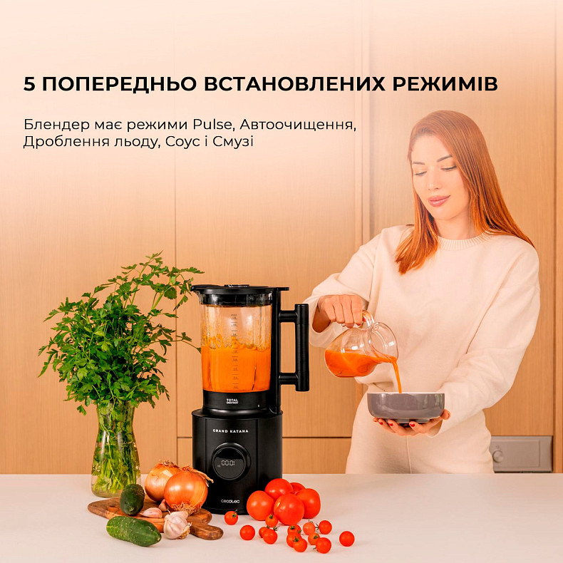 Блендер стаціонарний Cecotec Grand Katana 2700MAX Total Destroy Screen B (CCTC-03986) фото