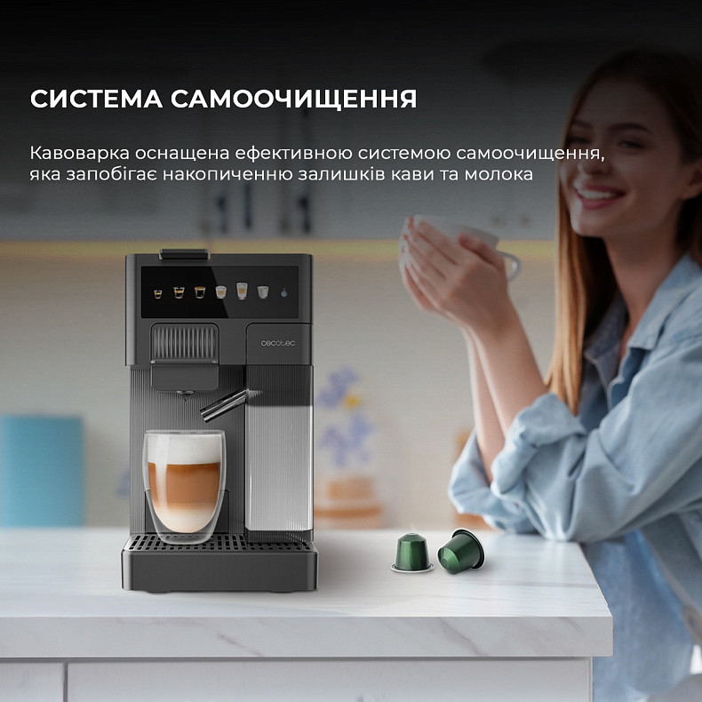 Кавоварка капсульна Cecotec FreeStyle Latte T (A01_EU01_100007) фото8