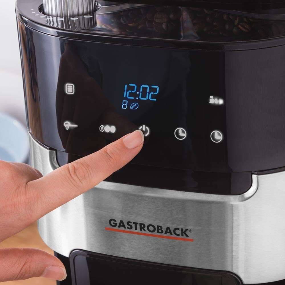 Кофеварка Gastroback Coffee Machine Grind &amp; Brew Pro Thermo (42711S) фото