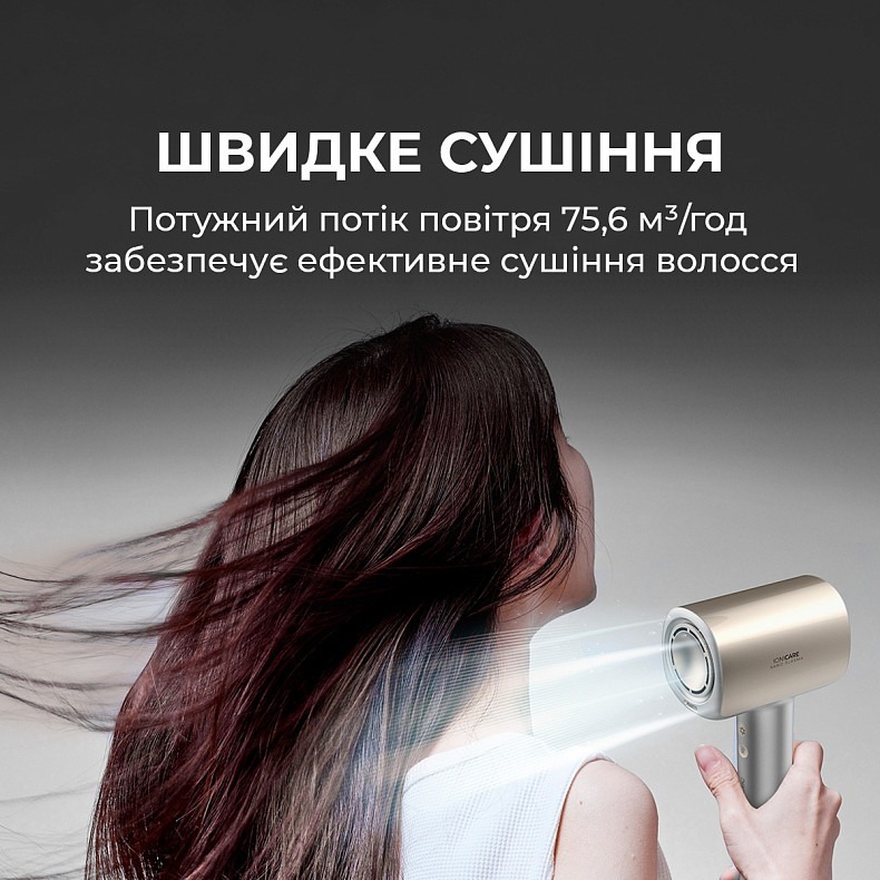 Фен Cecotec DryGlam Nano Plasma Champagne (A01_EU01_101438) фото