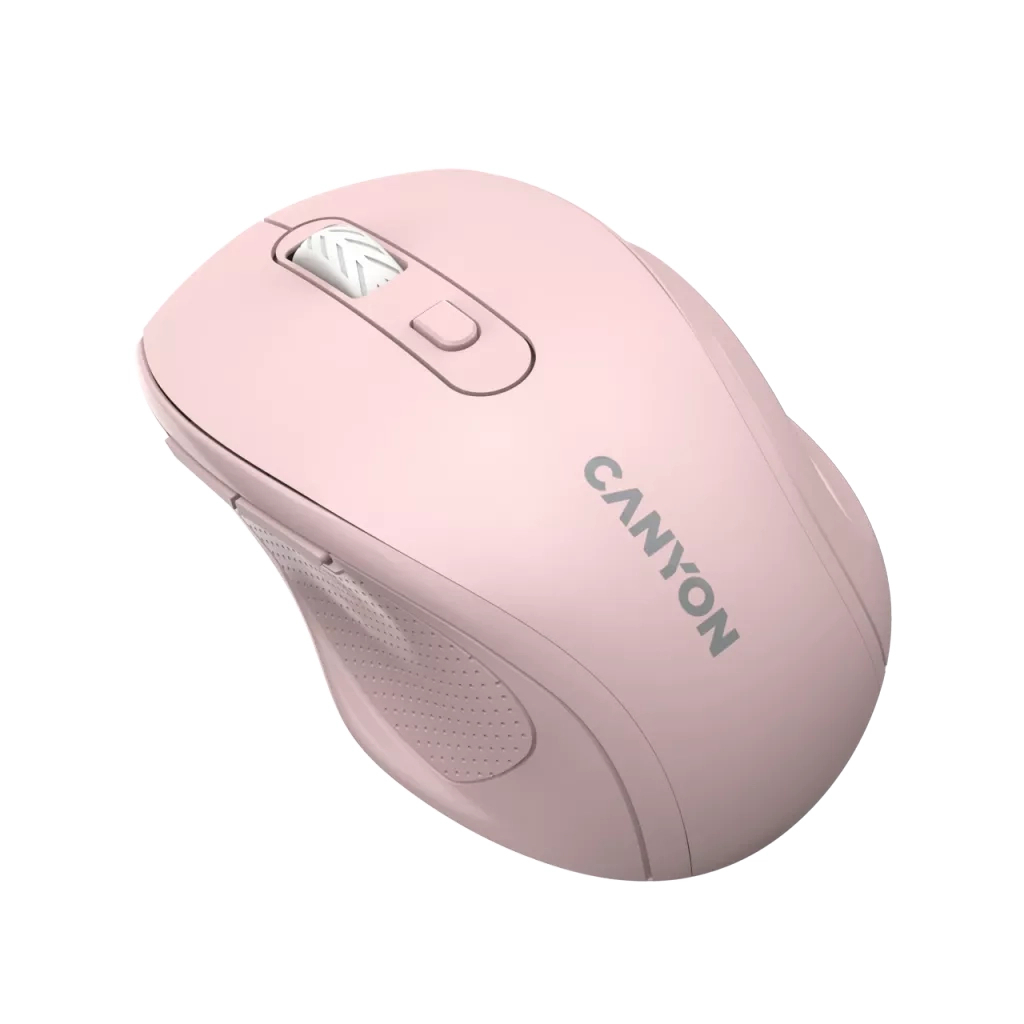 Мышь Canyon OnClick 20 Ergonomic Silent Wireless Pink (CNE-CMSW20P) фото3