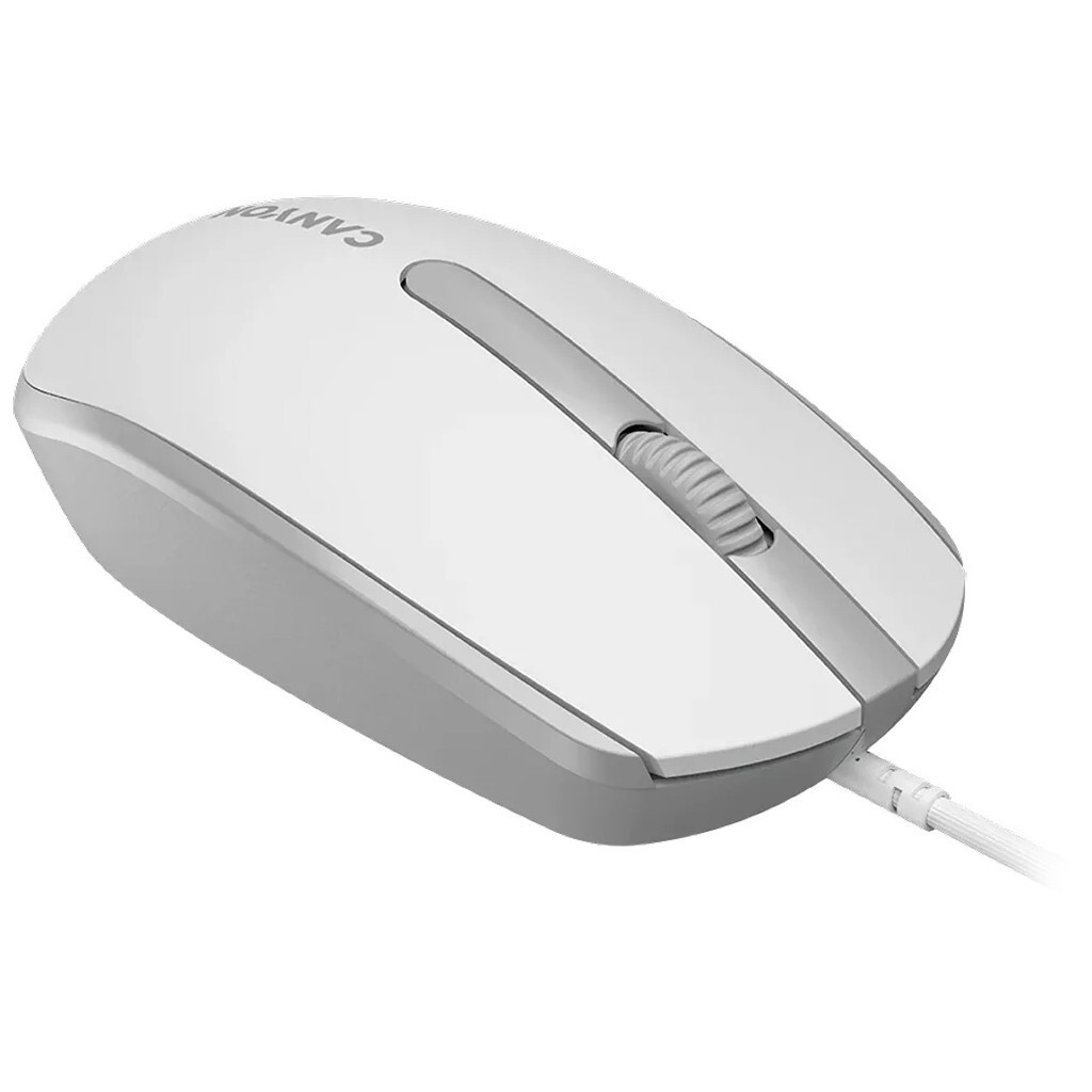 Мышь Canyon M-10 Wired White Grey (CNE-CMS10WG) фото5