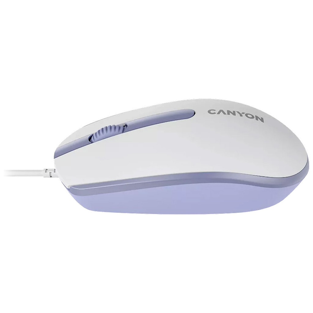 Мышь Canyon M-10 Wired White Lavender (CNE-CMS10WL) фото4