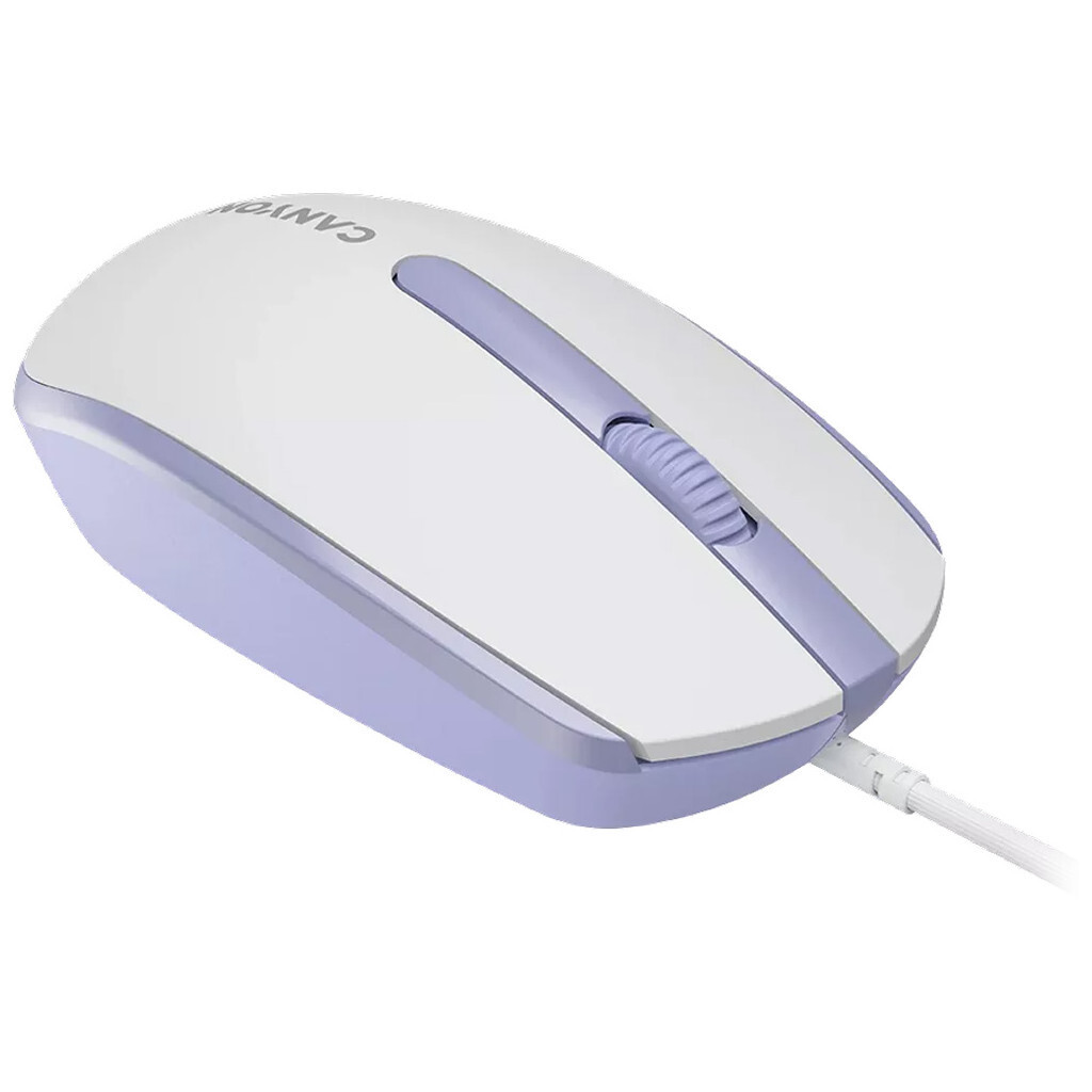 Мышь Canyon M-10 Wired White Lavender (CNE-CMS10WL) фото5