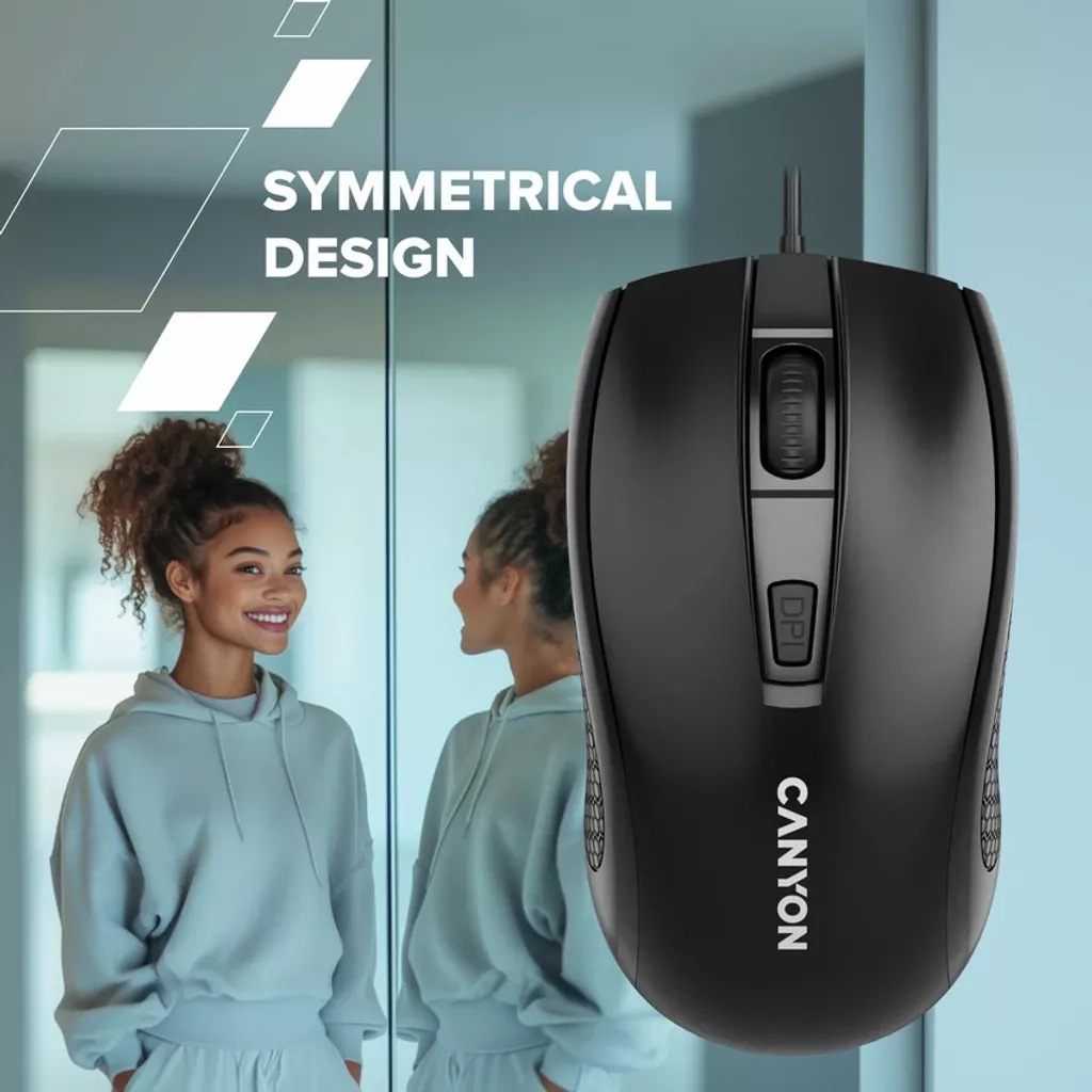 Мышь Canyon M-4 Wired Black (CNE-CMS4) фото6