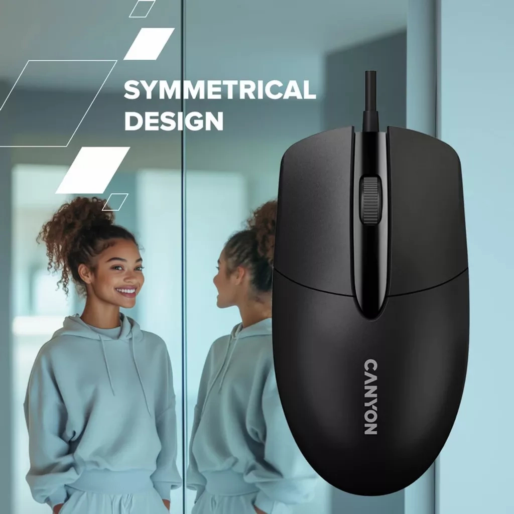Мышь Canyon M-5 Wired Black (CNE-CMS5) фото6