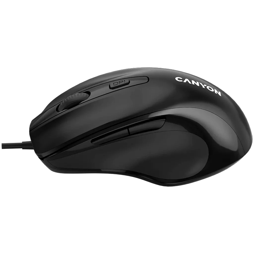 Мышь Canyon M-6 Wired Black (CNE-CMS6) фото3