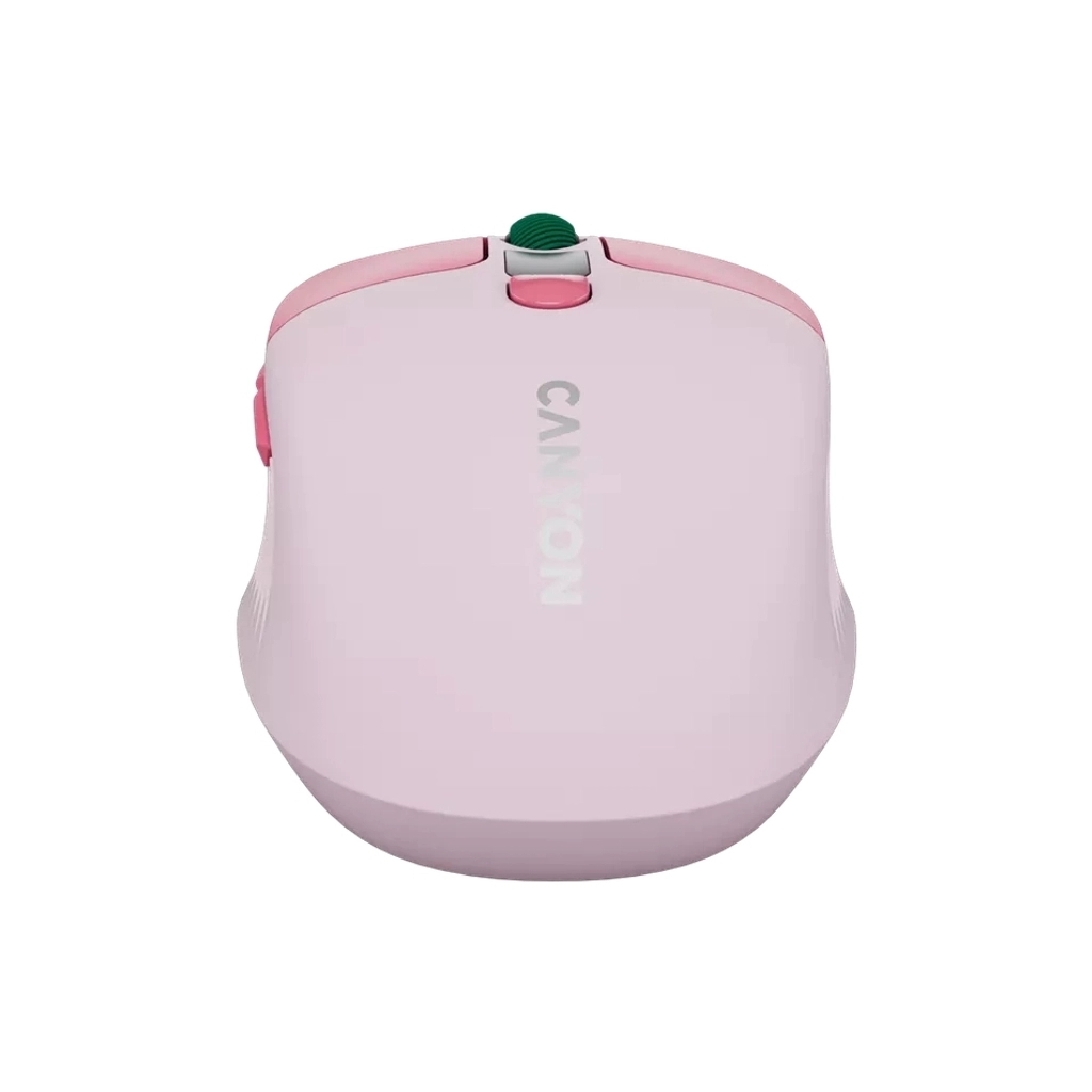 Мышь Canyon MW-26 LCD Silent Dual Mode Wireless Pink (CNS-CMSW26P) фото9