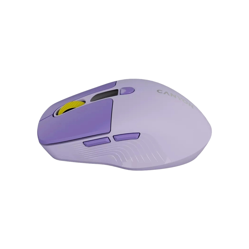 Мышь Canyon MW-26 LCD Silent Dual Mode Wireless Violet (CNS-CMSW26V) фото3