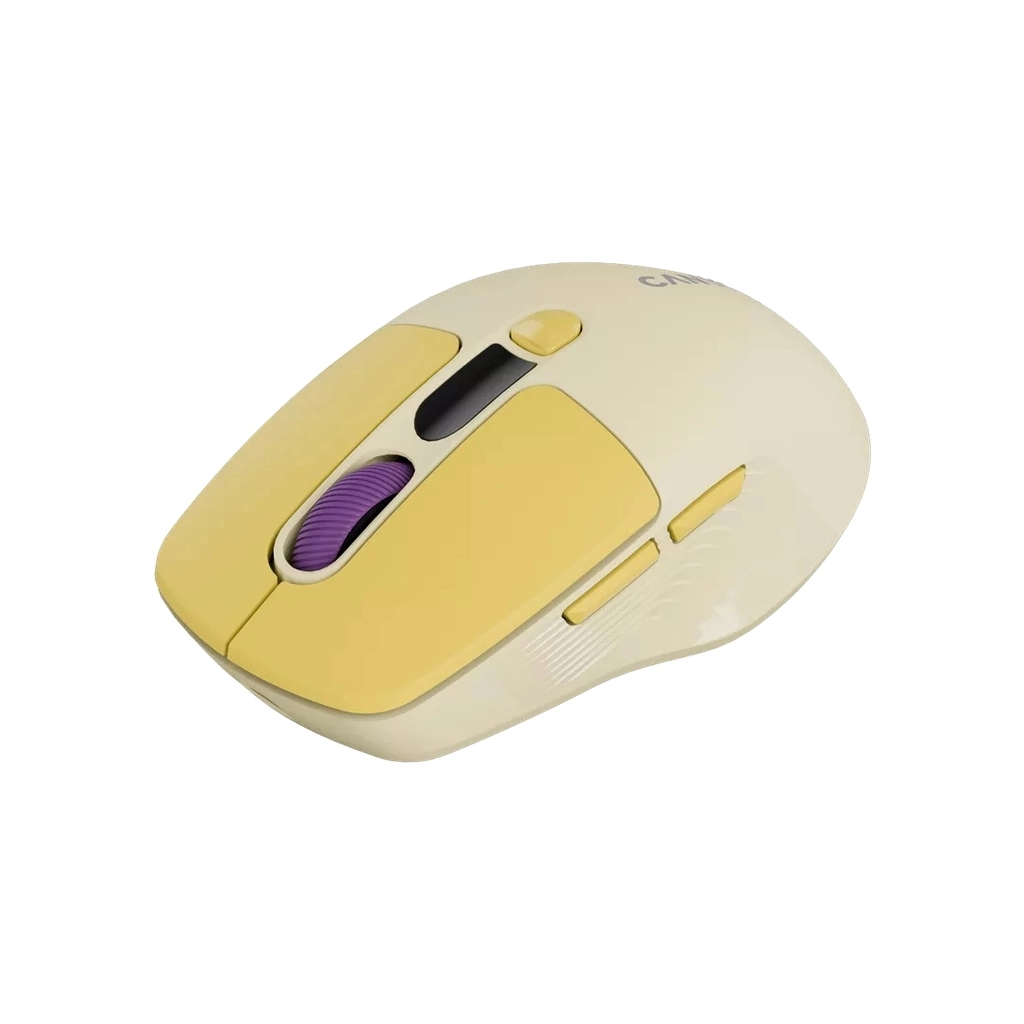 Мышь Canyon MW-26 LCD Silent Dual Mode Wireless Yellow (CNS-CMSW26Y) фото2