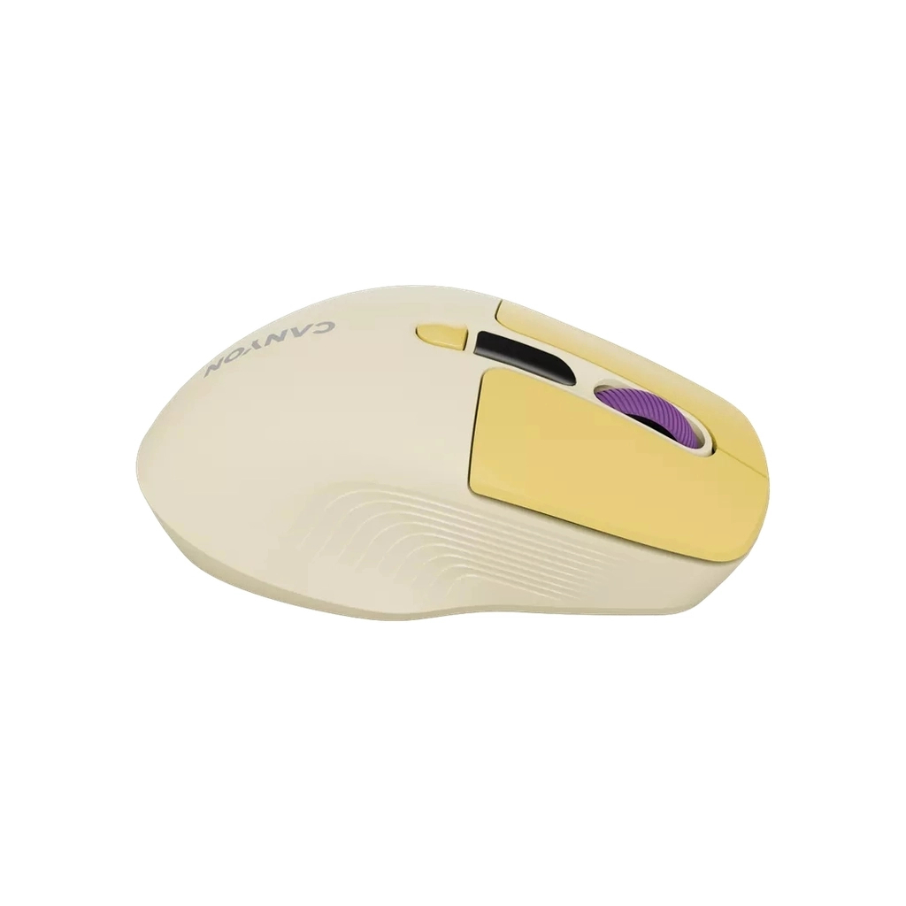 Мышь Canyon MW-26 LCD Silent Dual Mode Wireless Yellow (CNS-CMSW26Y) фото5
