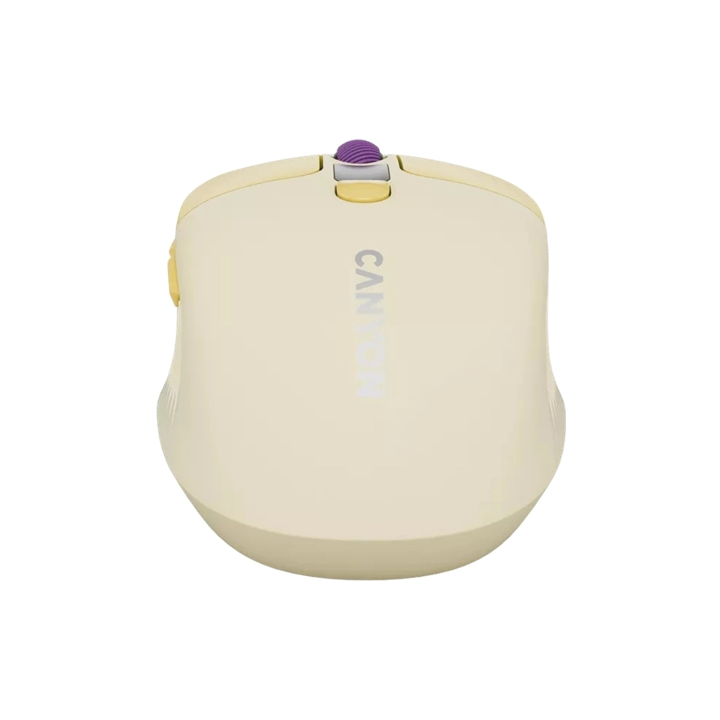 Мышь Canyon MW-26 LCD Silent Dual Mode Wireless Yellow (CNS-CMSW26Y) фото8