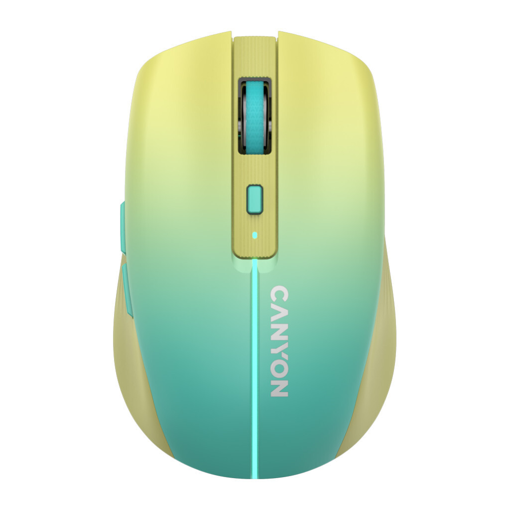 Мышь Canyon MW-44 Wireless Rechargeable Yellow Blue (CNS-CMSW44UA) фото3