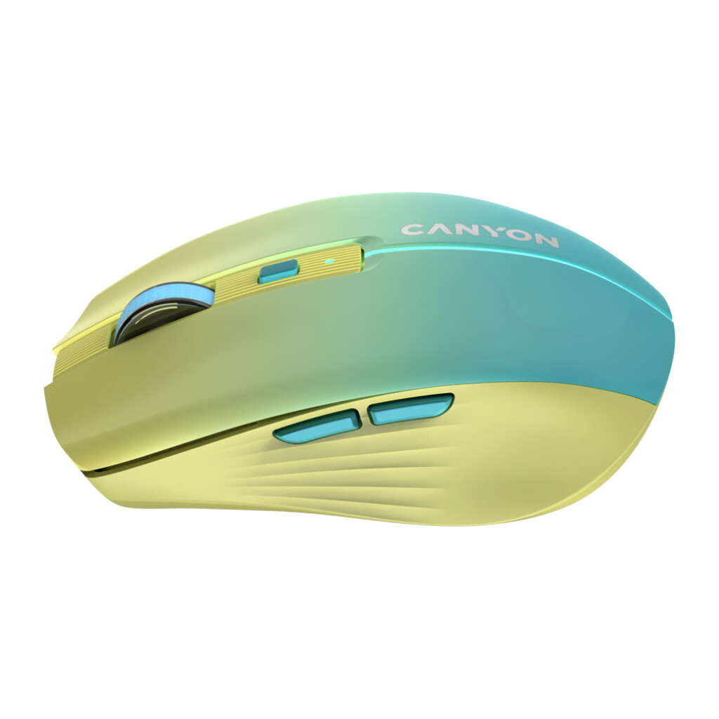 Мышь Canyon MW-44 Wireless Rechargeable Yellow Blue (CNS-CMSW44UA) фото4