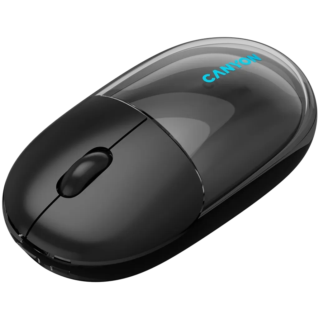 Мышь Canyon OnClick 24 Wireless Transparent Black (CNS-CMSW24B) фото2