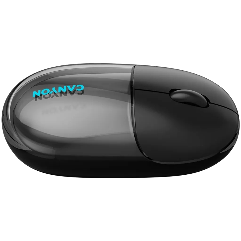 Мышь Canyon OnClick 24 Wireless Transparent Black (CNS-CMSW24B) фото4