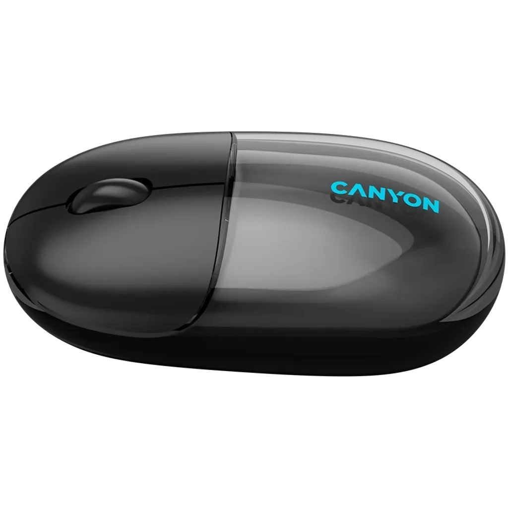 Мышь Canyon OnClick 24 Wireless Transparent Black (CNS-CMSW24B) фото5