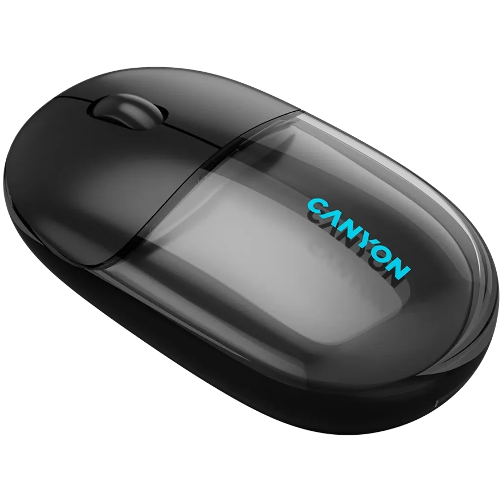 Мышь Canyon OnClick 24 Wireless Transparent Black (CNS-CMSW24B) фото6