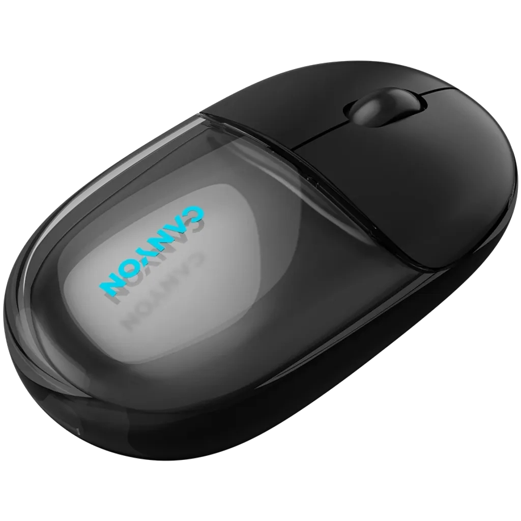 Мышь Canyon OnClick 24 Wireless Transparent Black (CNS-CMSW24B) фото7