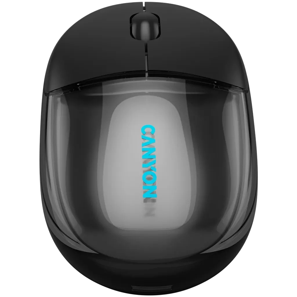 Мышь Canyon OnClick 24 Wireless Transparent Black (CNS-CMSW24B) фото8