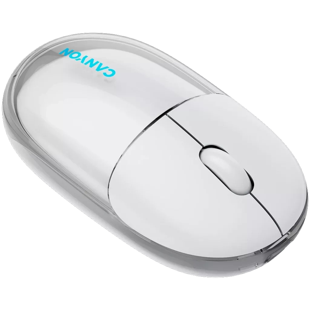 Мышь Canyon OnClick 24 Wireless Transparent White (CNS-CMSW24W) фото8