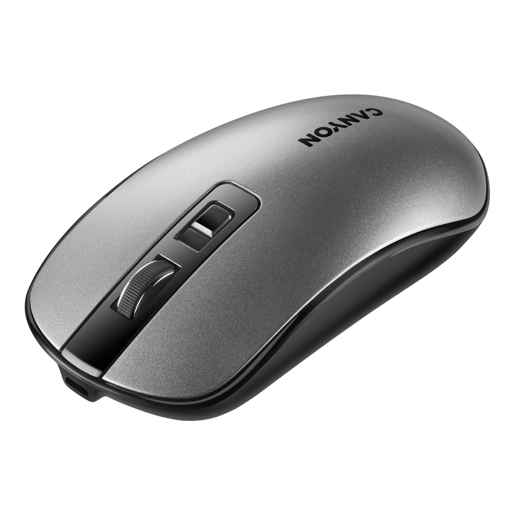 Мышь Canyon MW-18 Wireless Rechargeable Dark Grey (CNS-CMSW18DG) фото2