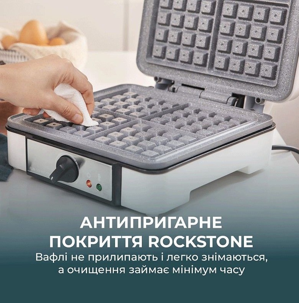 Вафельница Cecotec Fun Gofrestone 4Inox (CCTC-08017) фото4