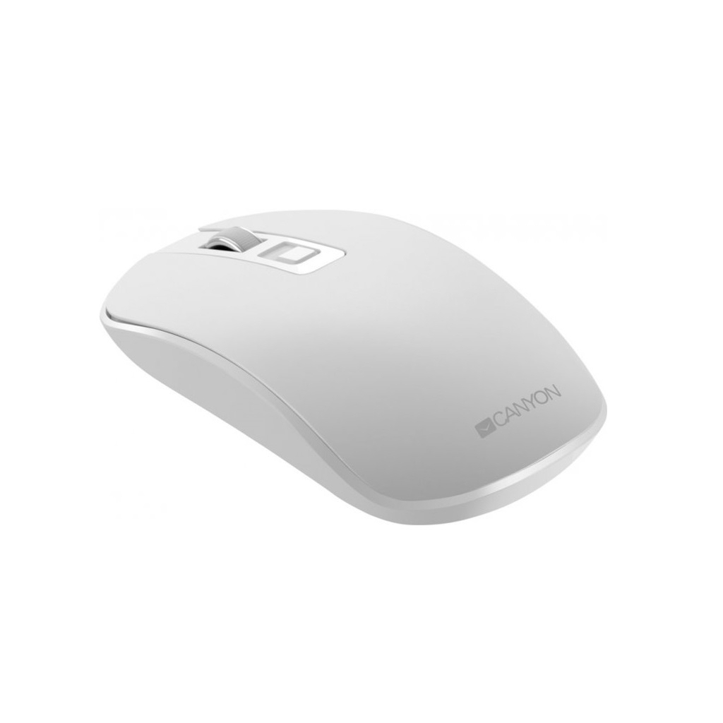 Мышь Canyon MW-18 Wireless Charge Pearl White (CNS-CMSW18PW) фото2