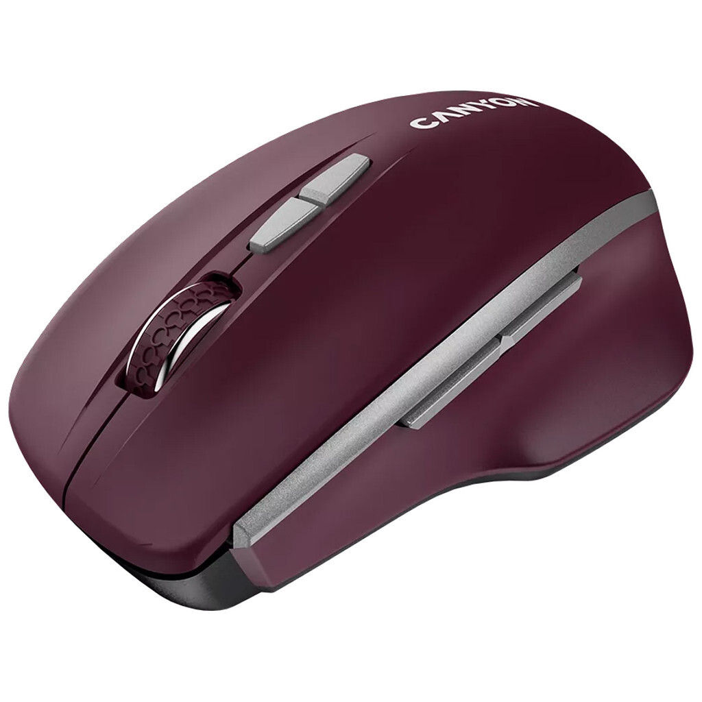 Мышь Canyon MW-21 Wireless Burgundy Red (CNS-CMSW21BR) фото2