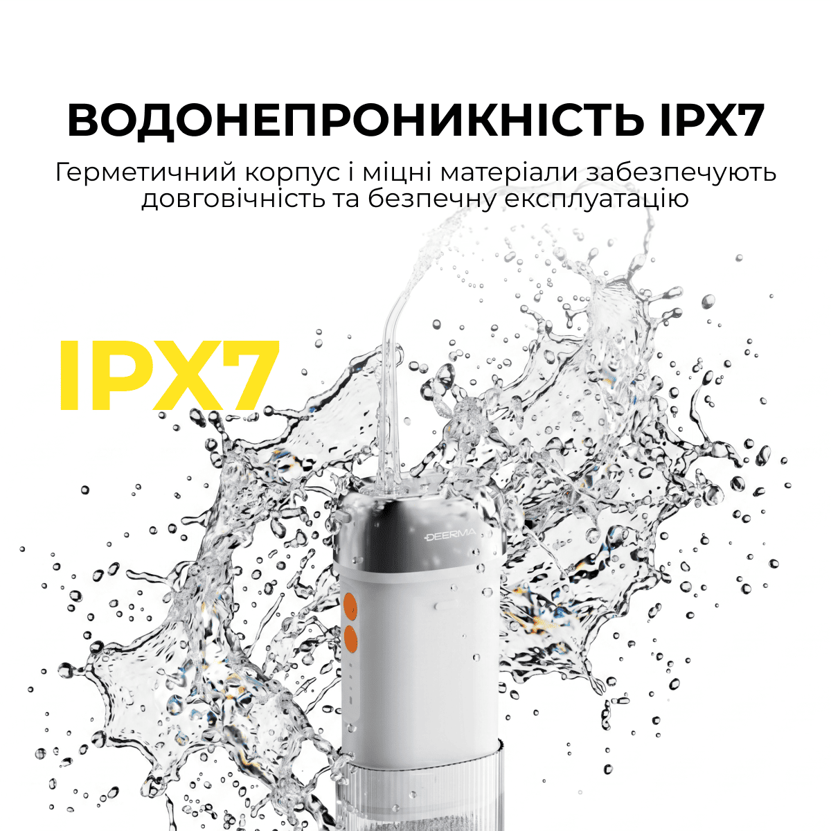 Іригатор Deerma Portable Water Flosser (DEM-CY01) фото3
