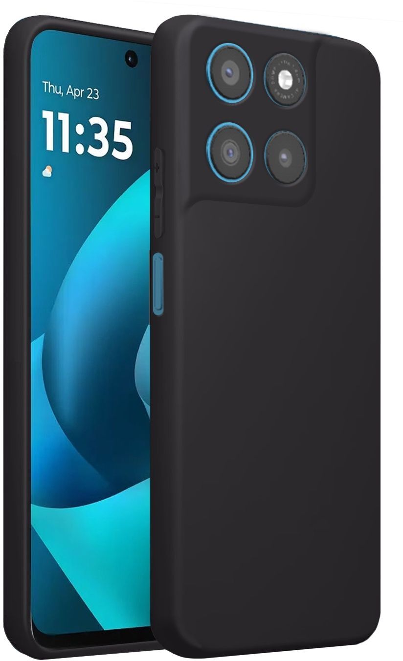 Чехол MakeFuture для Motorola G57/G57 Power Skin Black (MCS-MG57/G57PBK) фото2