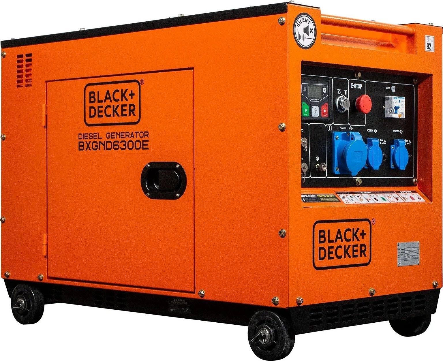 Генератор дизельный Black&Decker (BXGND6300E) фото3