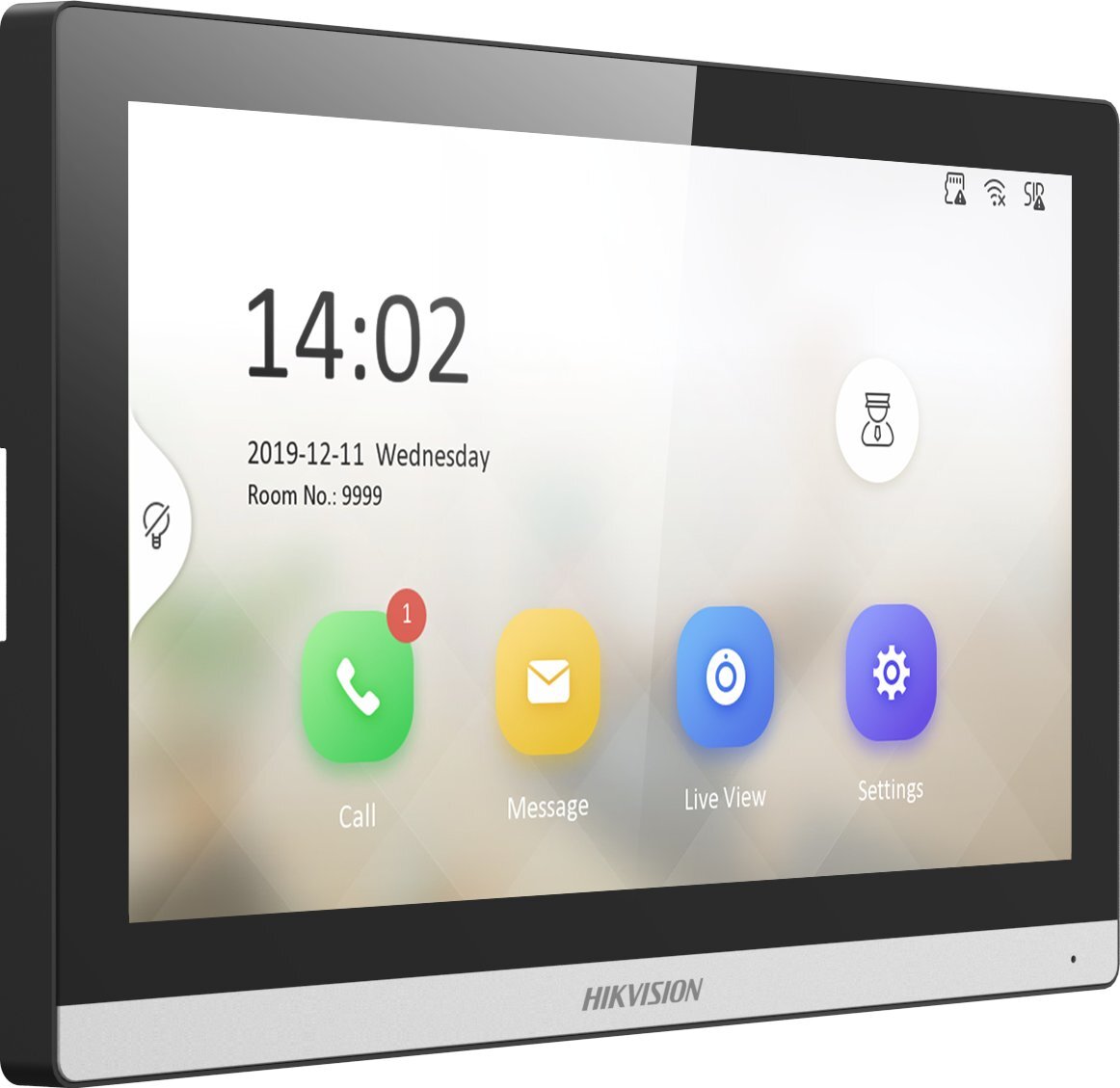 IP-відеодомофон Hikvision White (DS-KH6350-WТE1) фото2
