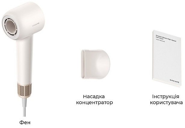 Фен Dreame Hair Dryer Gleam White (AHD12A-WH) фото