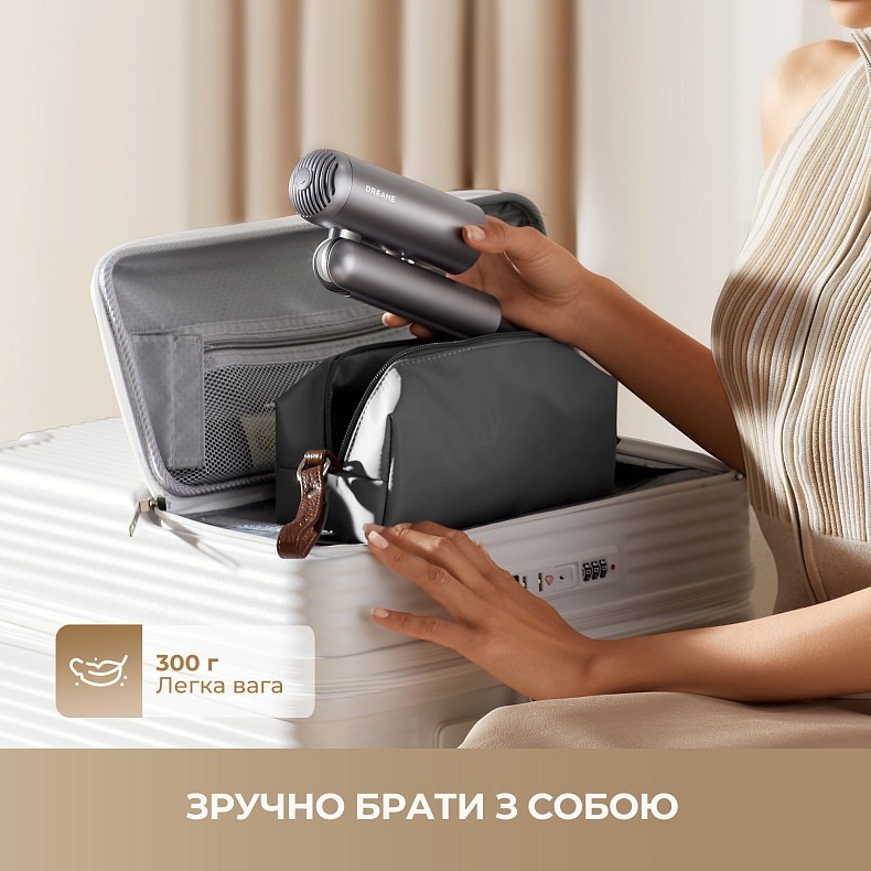 Фен-стайлер Dreame Pocket Grey (AHD51-GR) фото3