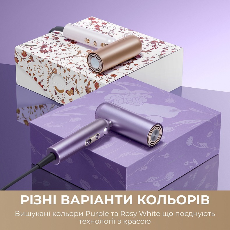 Фен-стайлер Dreame Pocket Ultra Rosy White (AHD52-RWH) фото